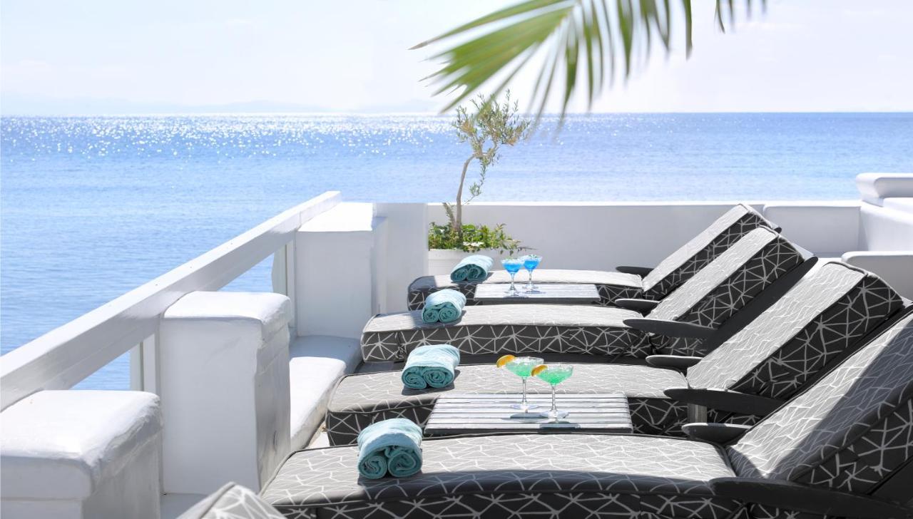 Petinos Beach Hotel Platys Gialos  Exteriör bild