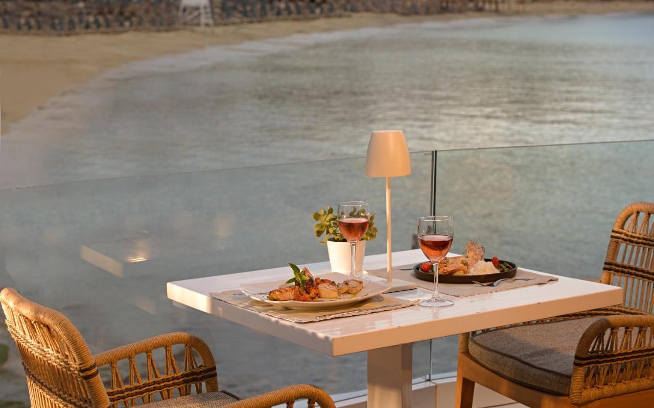 Petinos Beach Hotel Platys Gialos  Exteriör bild