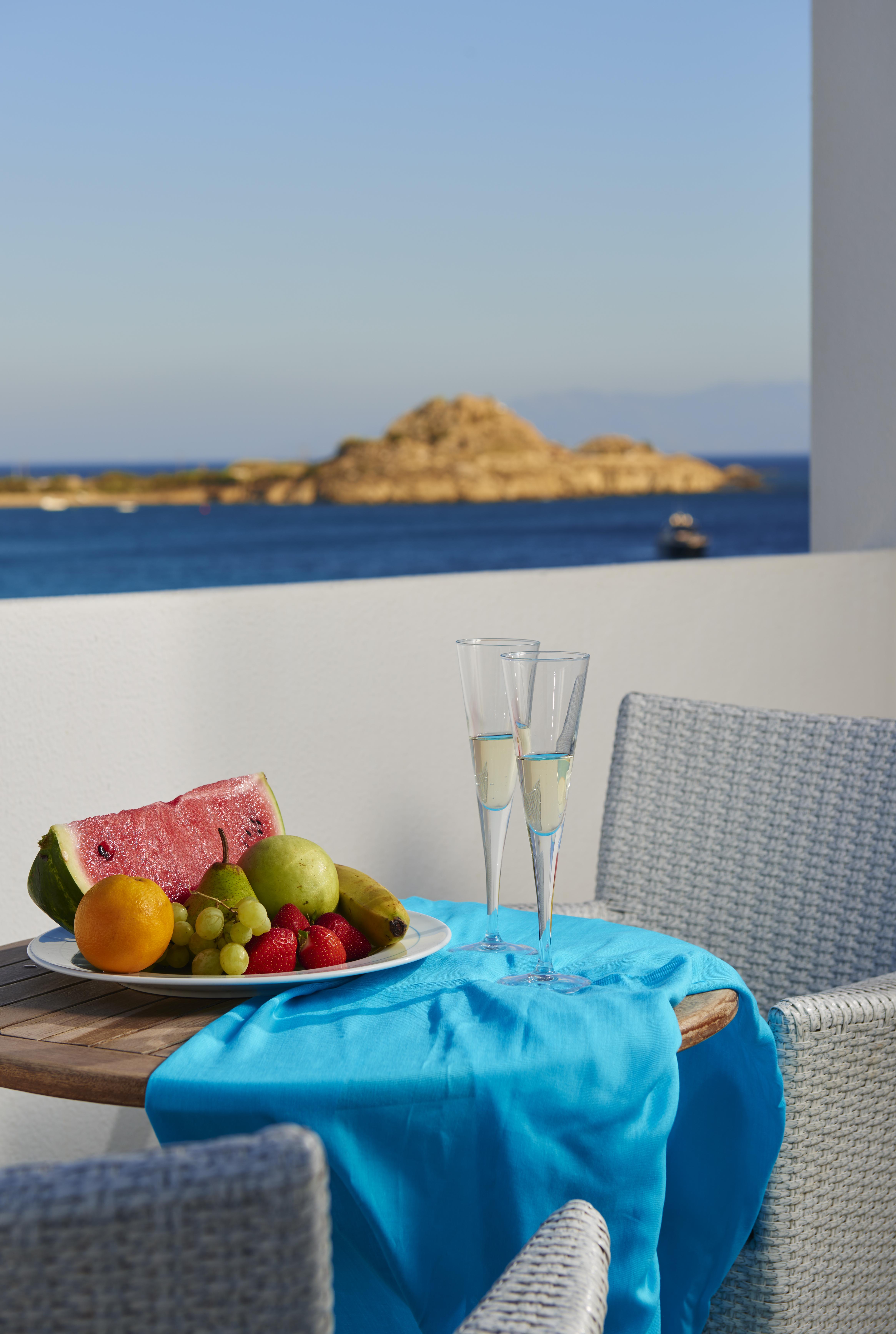 Petinos Beach Hotel Platys Gialos  Exteriör bild