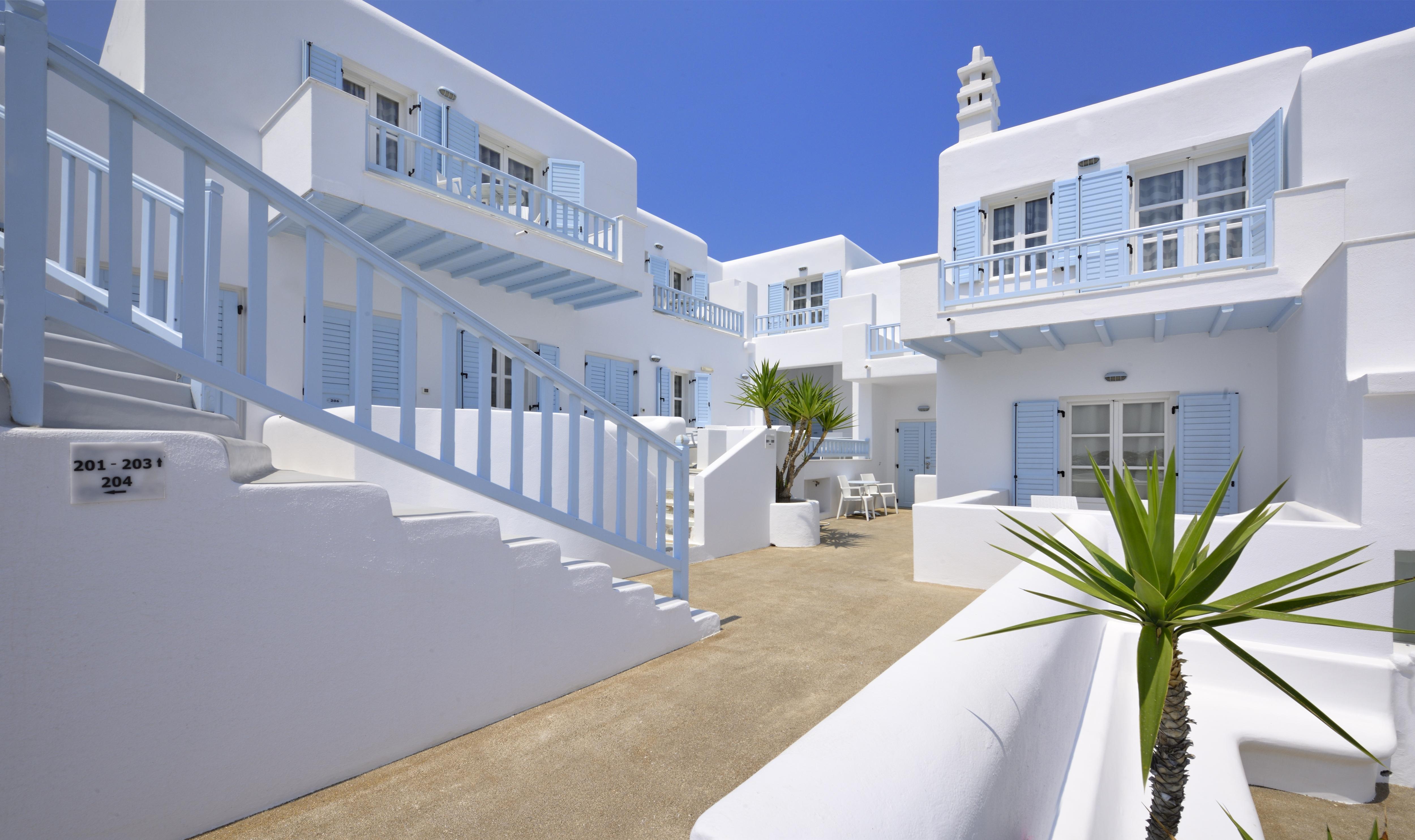 Petinos Beach Hotel Platys Gialos  Exteriör bild