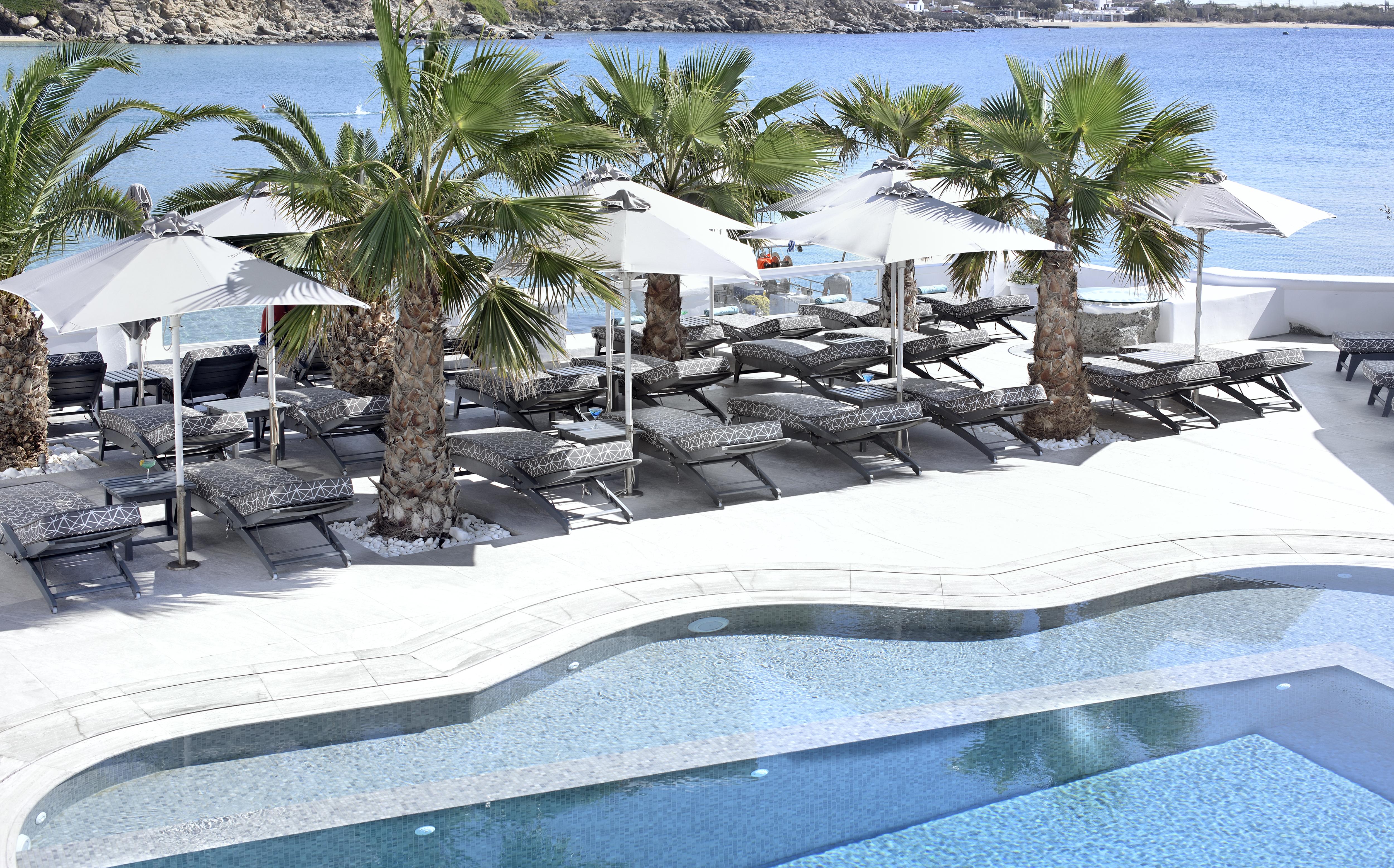 Petinos Beach Hotel Platys Gialos  Exteriör bild