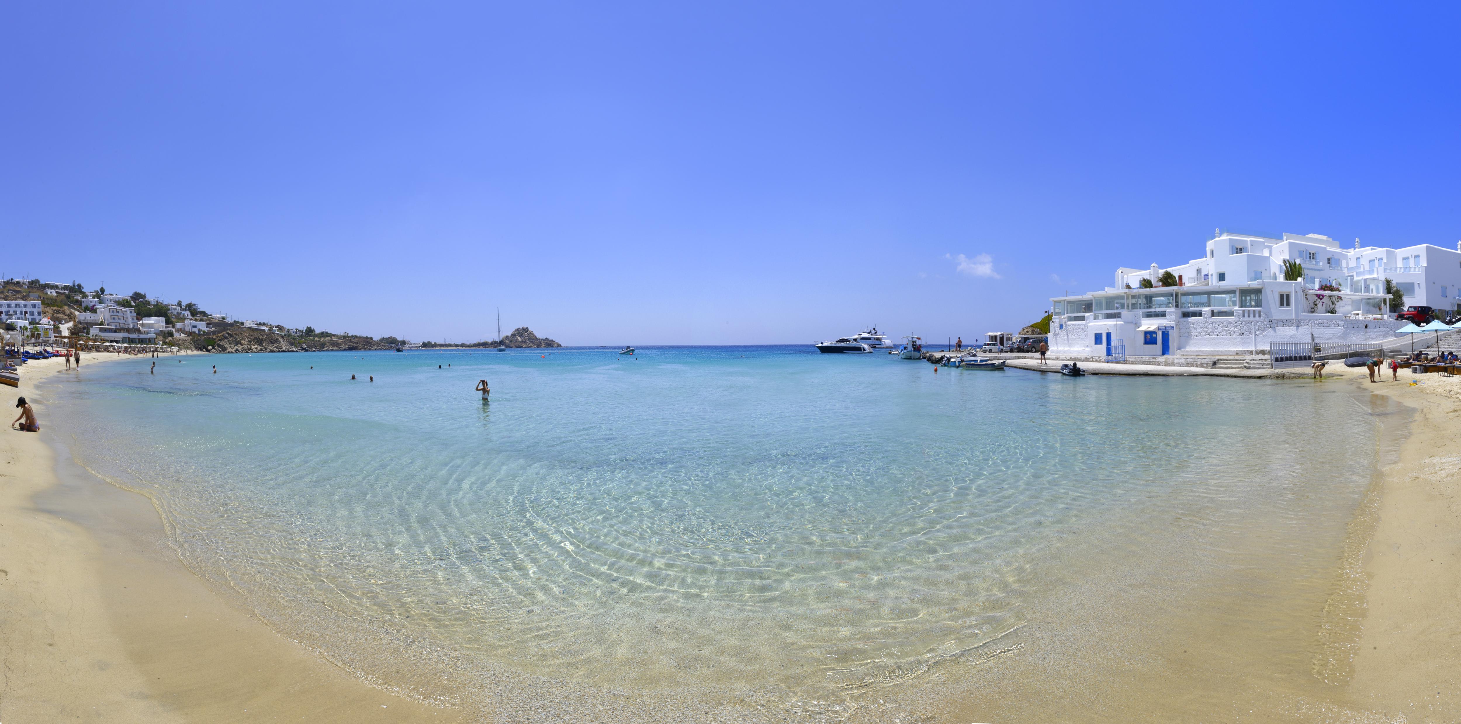 Petinos Beach Hotel Platys Gialos  Exteriör bild
